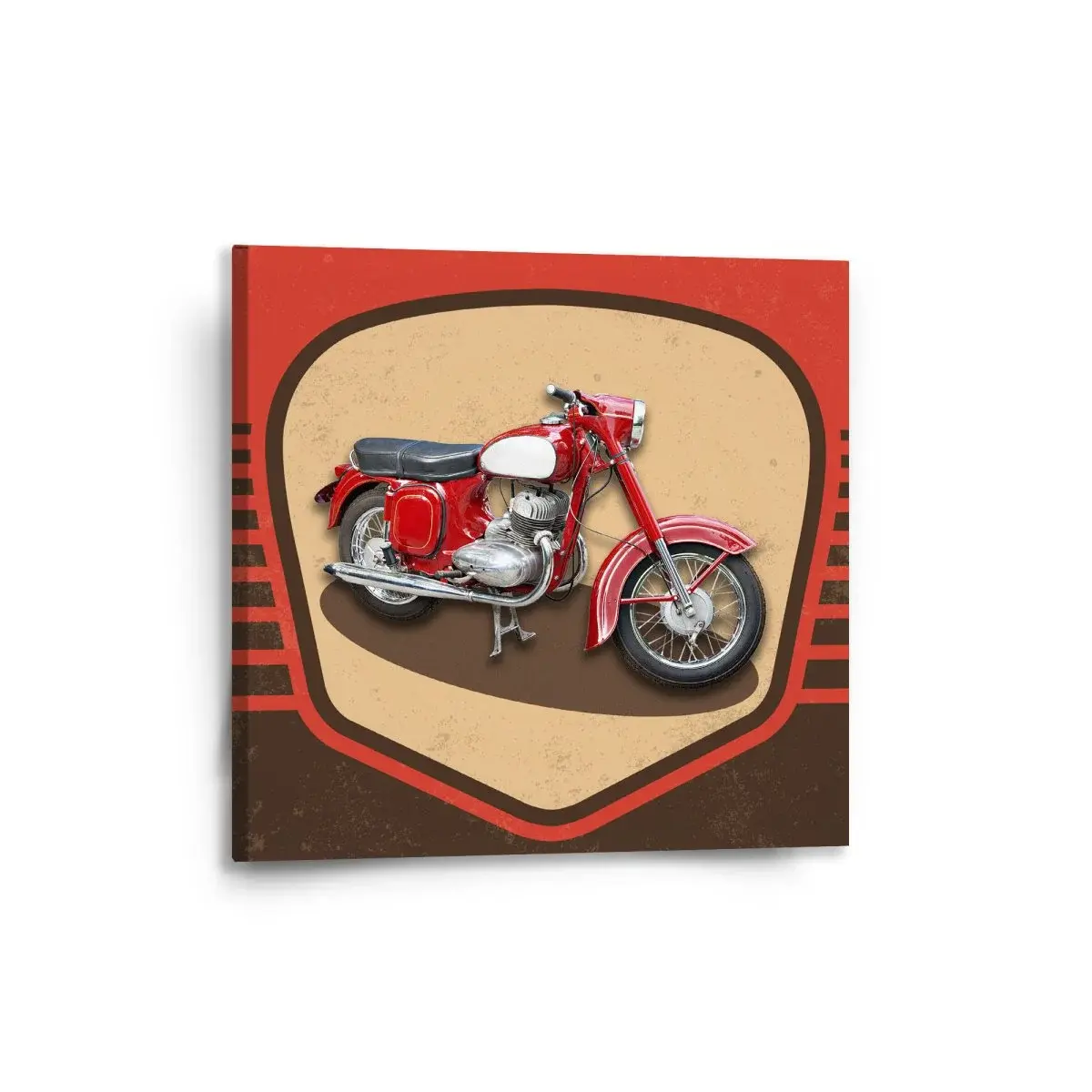 Obraz Jawa panelka Vintage - 50x50 cm