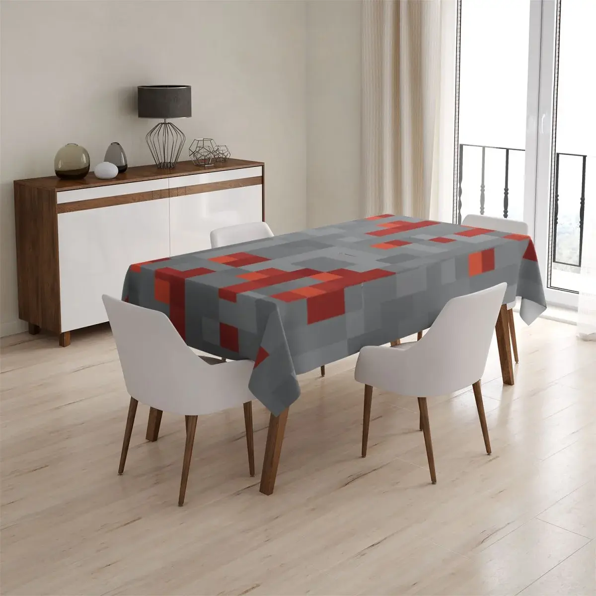 Ubrus Blocks 3 - 130x130 cm