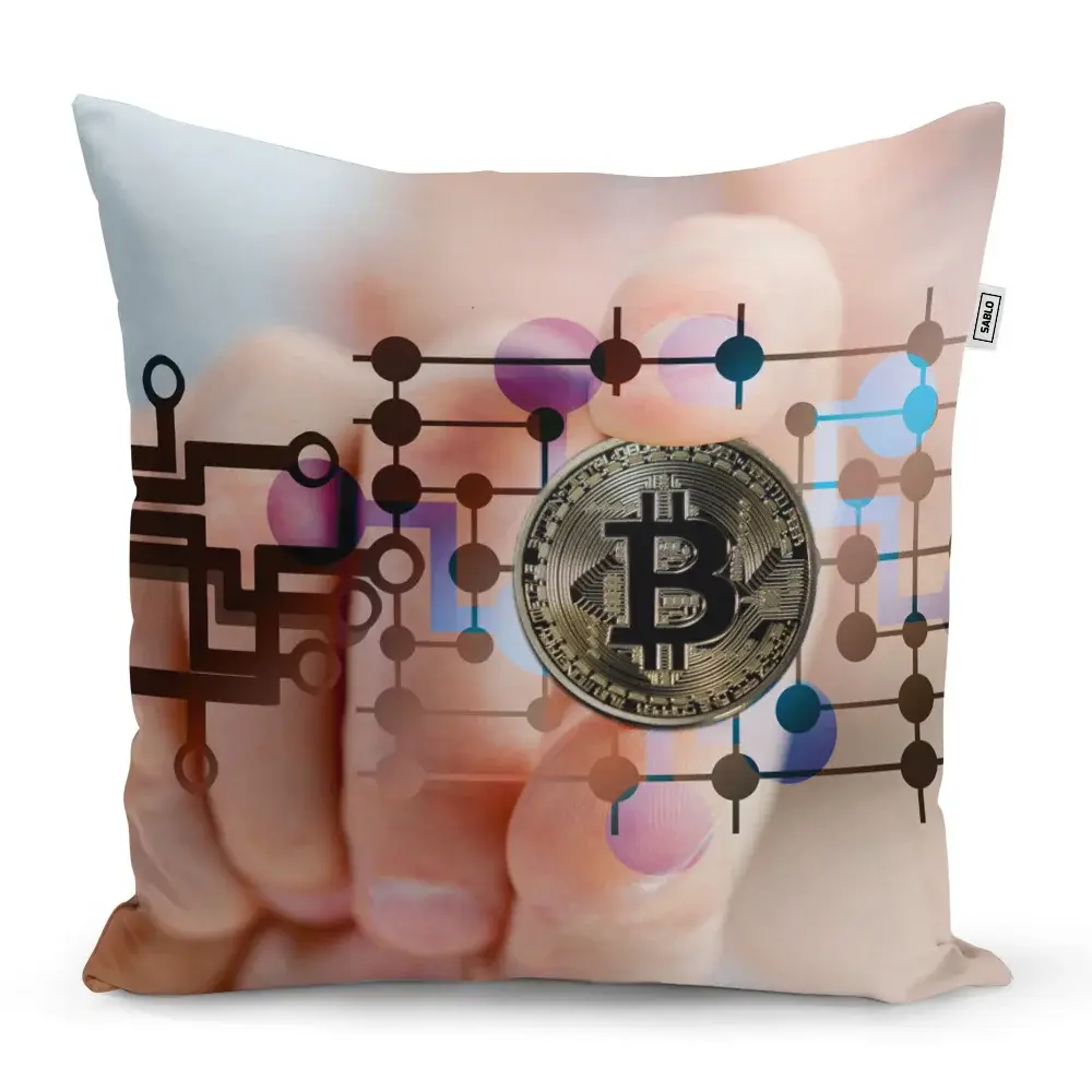 Polštář Bitcoin -