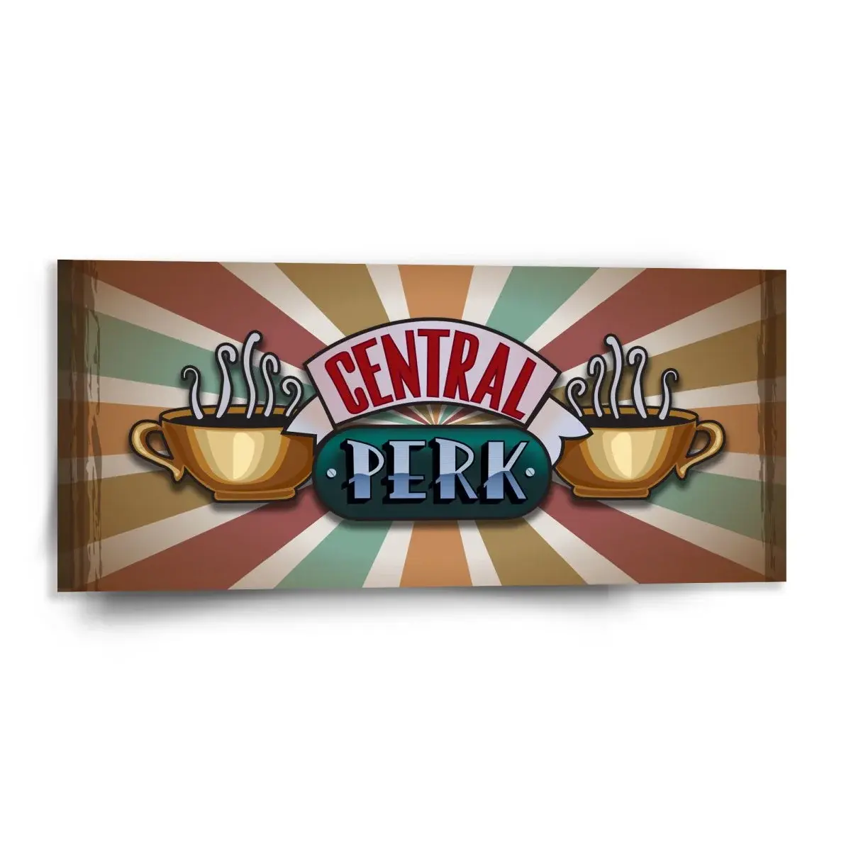 Obraz Seriál přátelé CENTRAL PERK Abstrakce - 110x50 cm