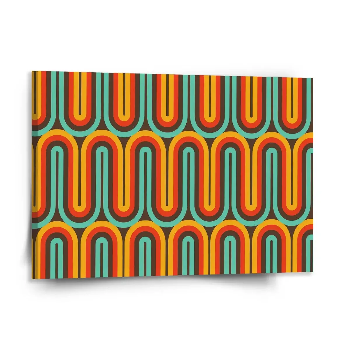 Obraz Retro vlny - 150x110 cm