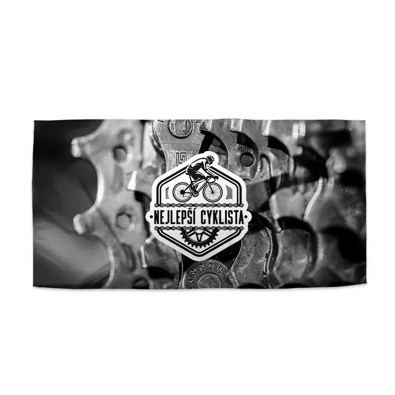Ručník Nejlepší cyklista - 70x140 cm