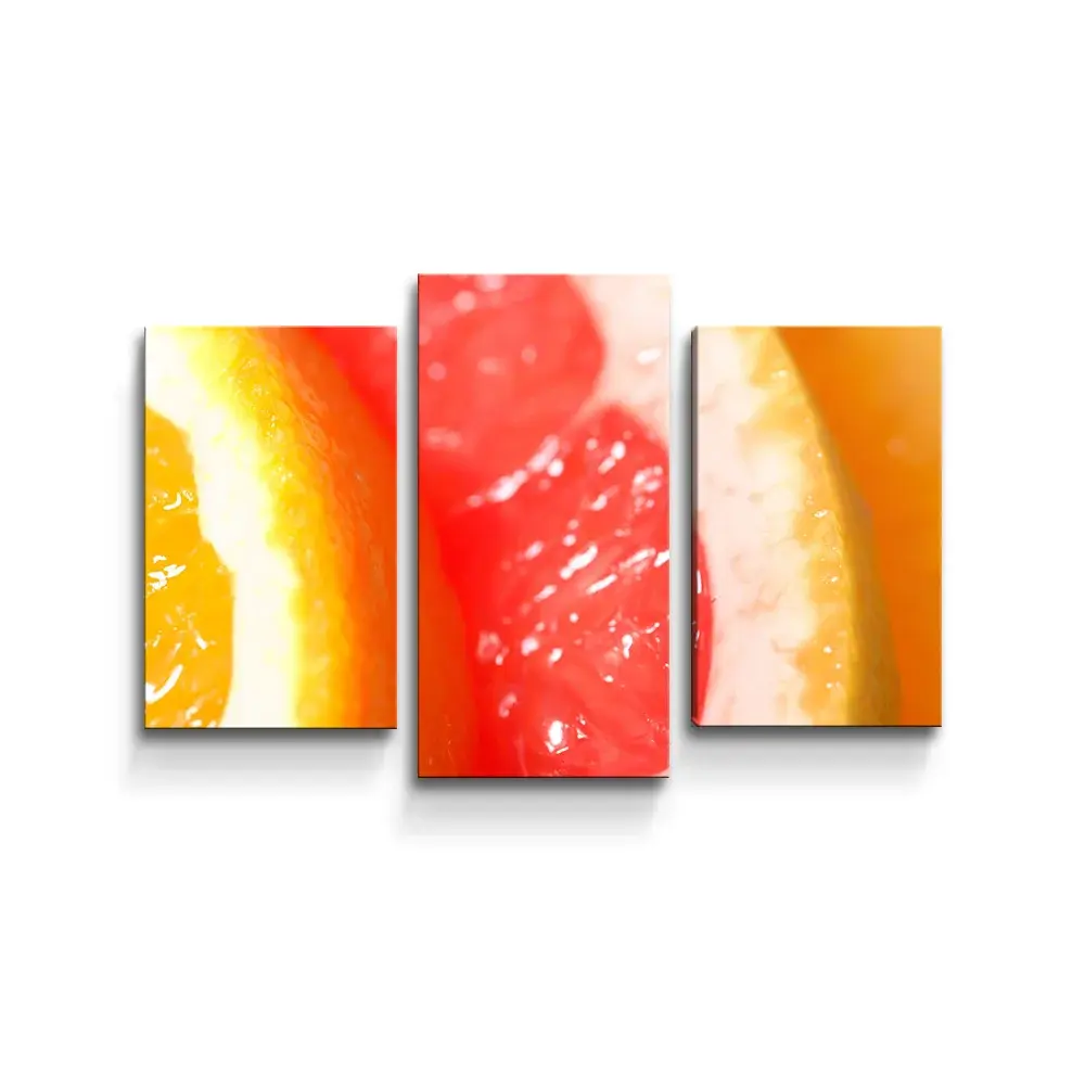 Obraz - 3-dílný Citrusy - 75x50 cm