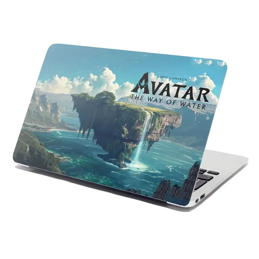 Samolepka na notebook Avatar The Way of Water Plovoucí ostrov - 29x20 cm