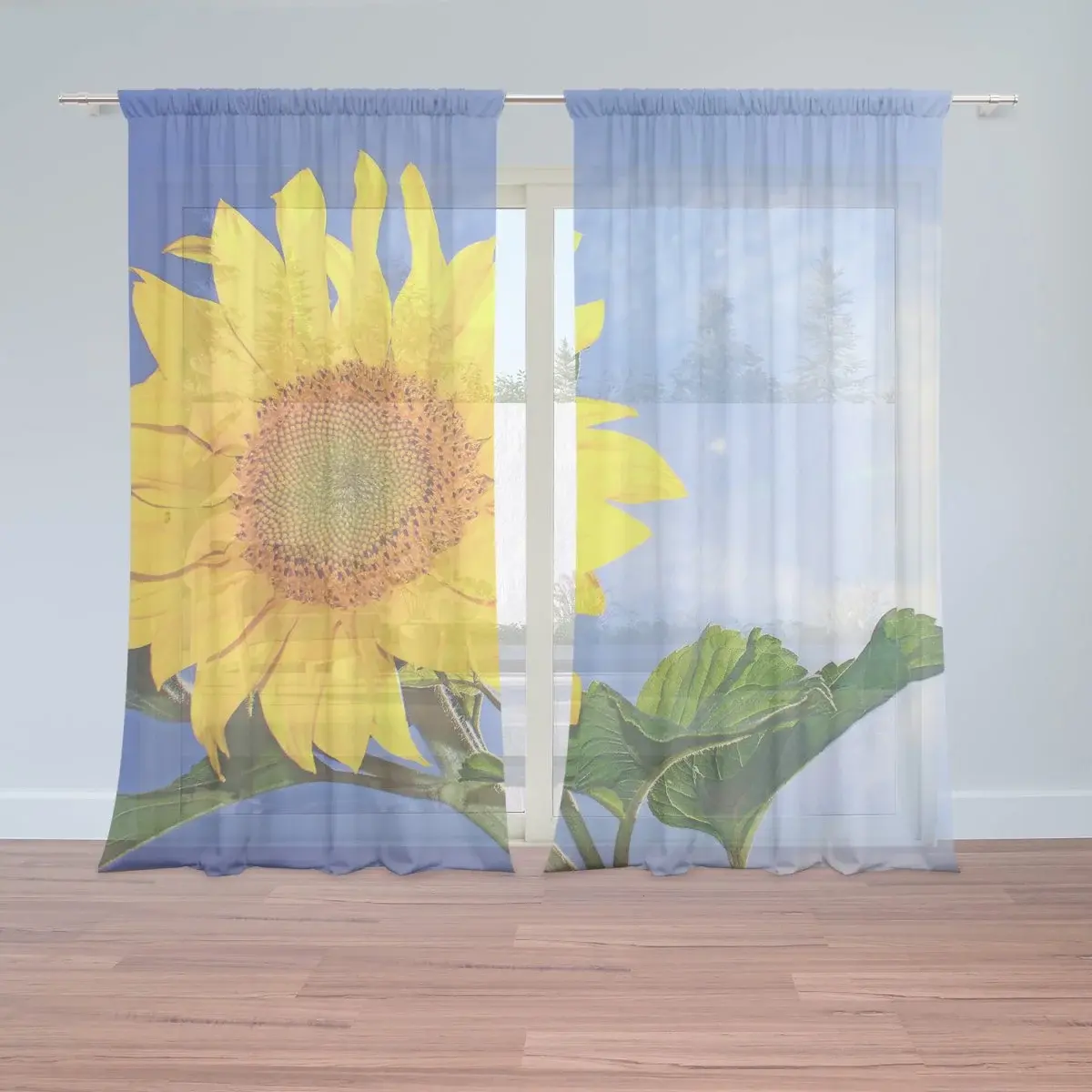 Záclony Slunečnice 2: 2ks 150x250cm