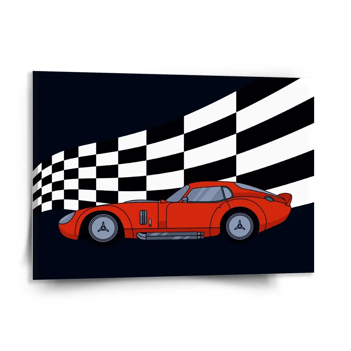 Obraz Závodní auto - 150x110 cm