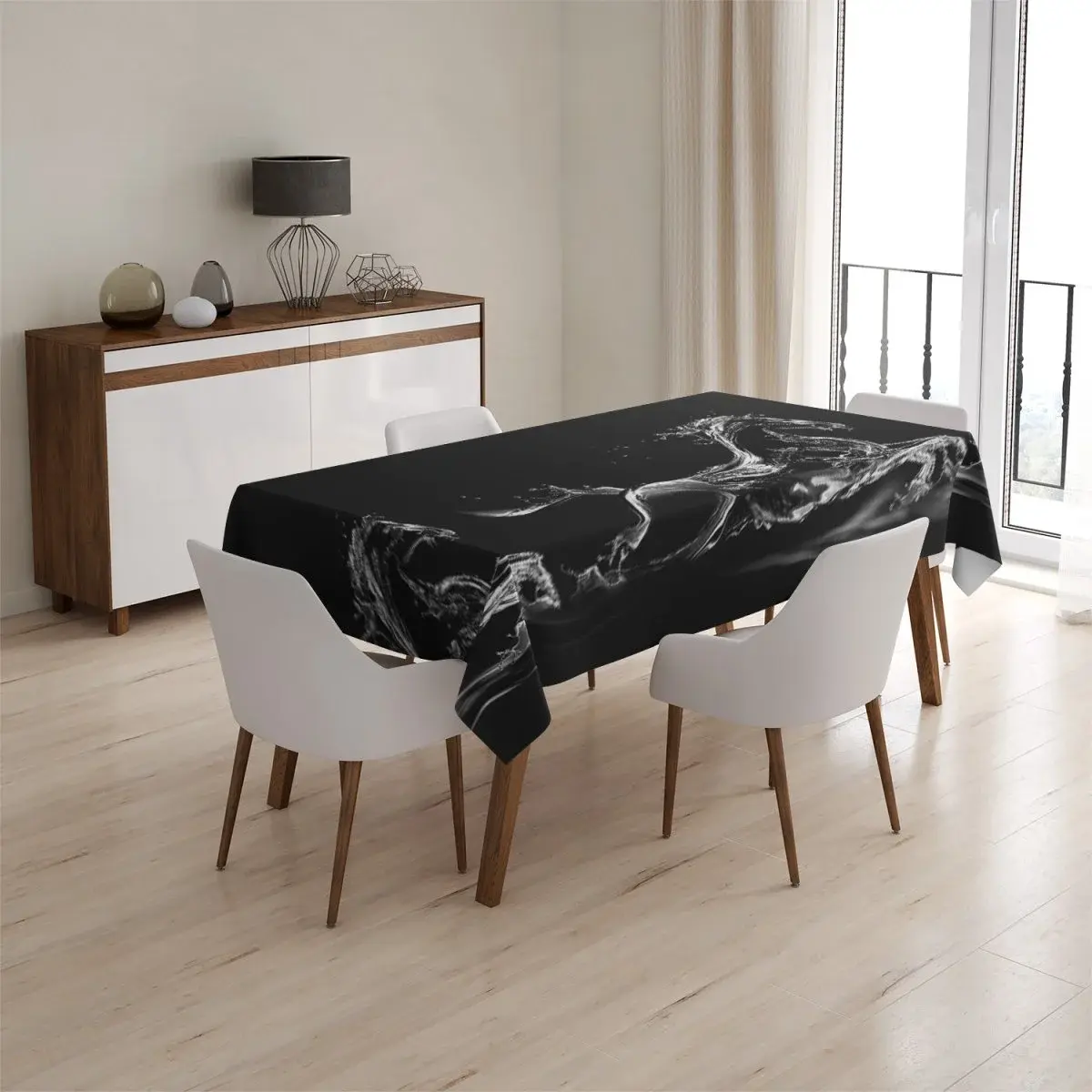 Ubrus Vodní kůň - 130x130 cm