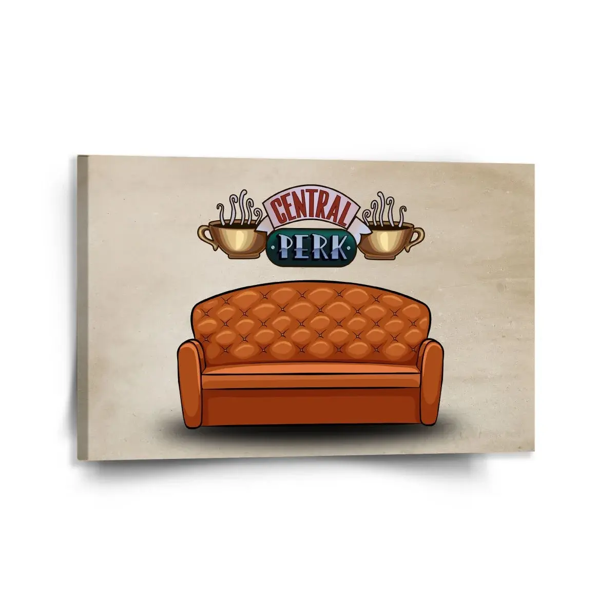 Obraz Seriál přátelé CENTRAL PERK Gauč - 120x80 cm