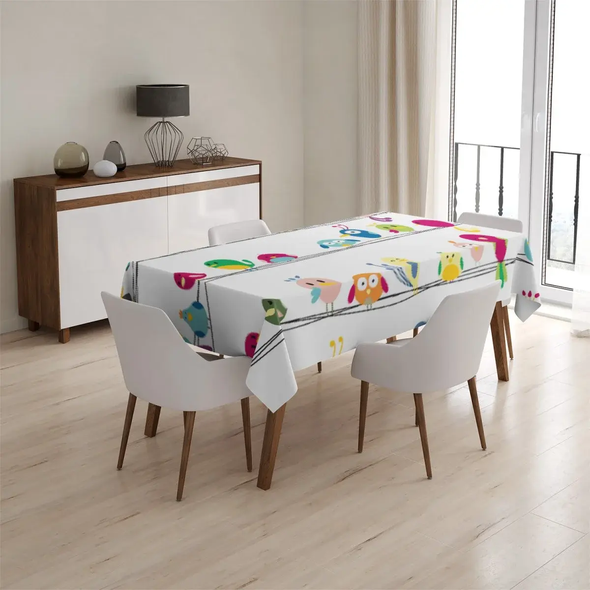 Ubrus Ptáčci - 90x90 cm