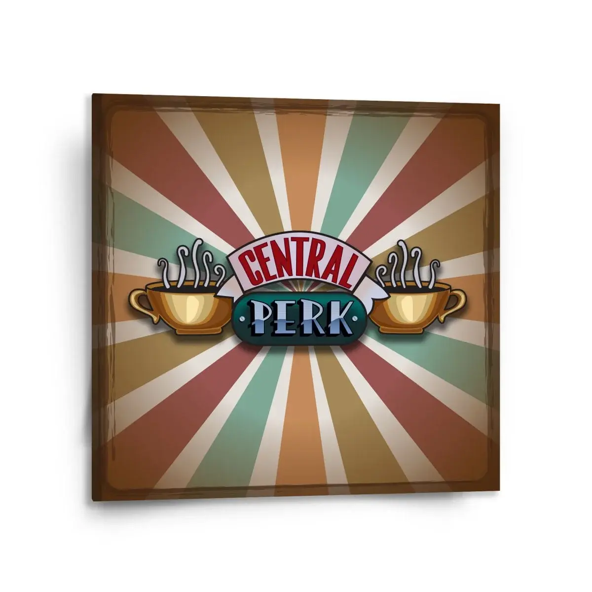 Obraz Seriál přátelé CENTRAL PERK Abstrakce - 110x110 cm