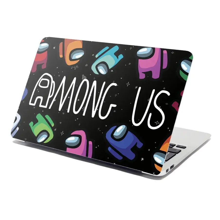 Samolepka na notebook AMONG US Levitující ve vesmíru - 29x20 cm