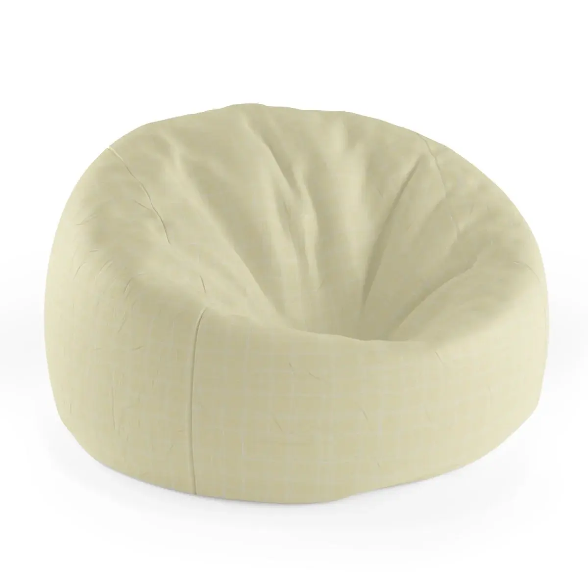 Sedací vak Cocoon Žluté pletivo - 75 x 45 x 35 cm