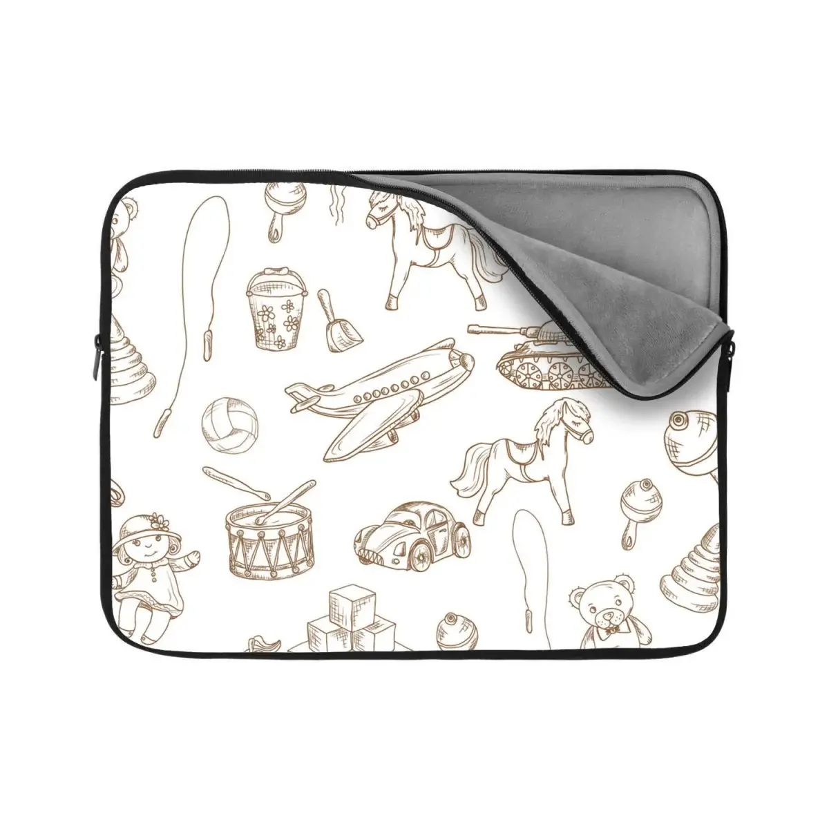 Obal na notebook Dětská doprava - 13"