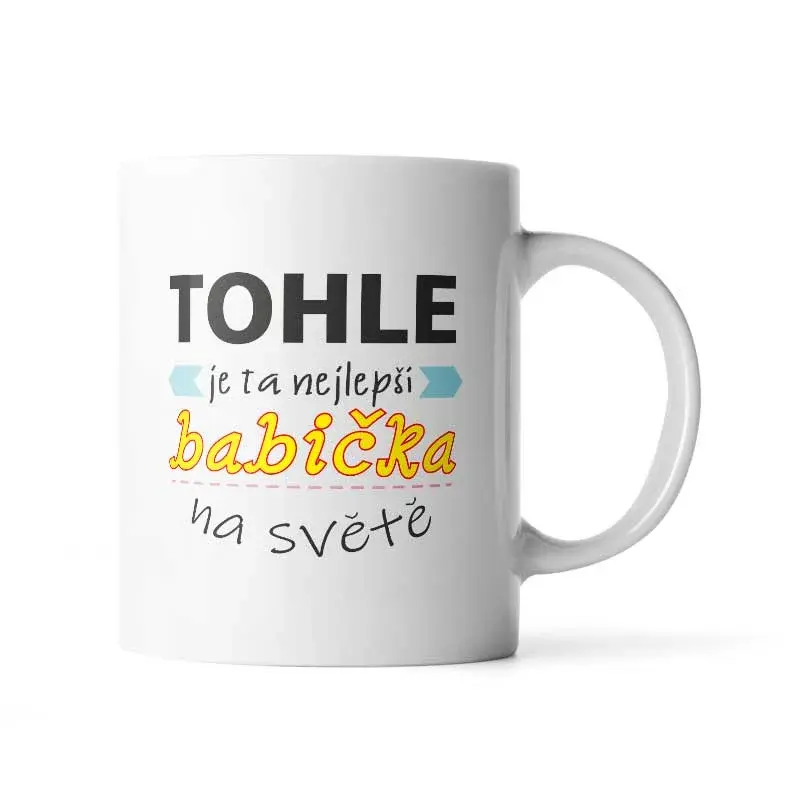Hrnek Tohle je ta nejlepší babička na světě - 890 ml - XXL
