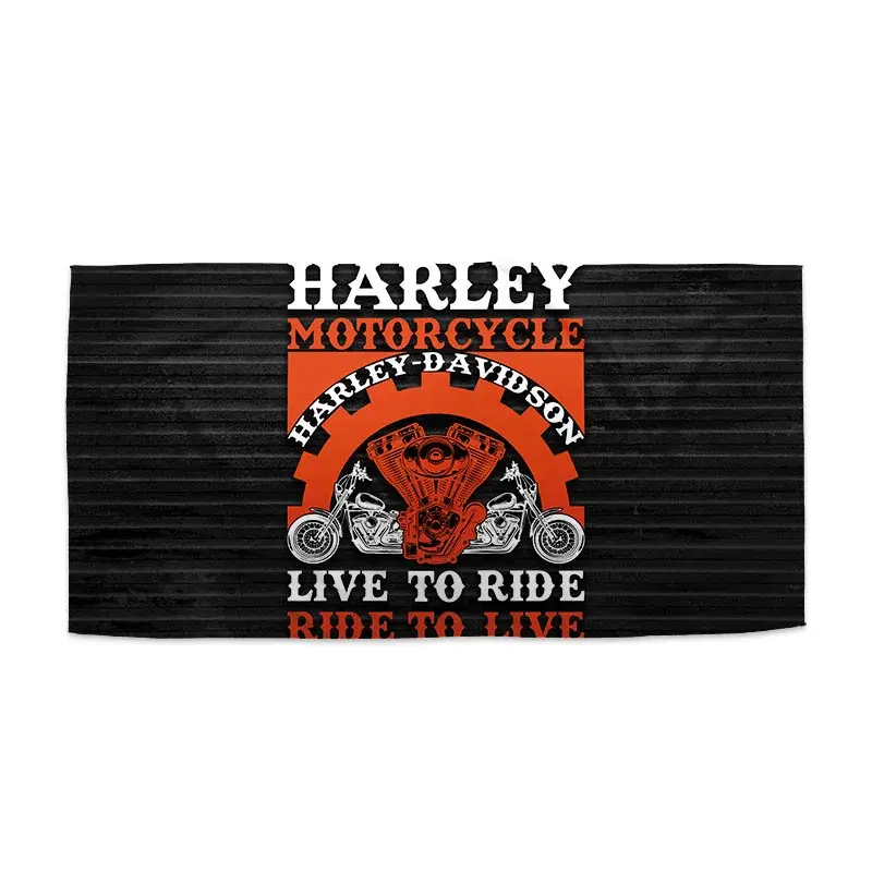 Ručník Harley-Davidson Live to ride, ride to live - 50x100 cm