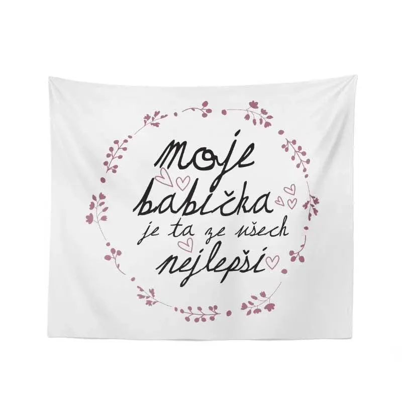 Deka Moje babička je ta ze všech nejlepší: 150x120 cm