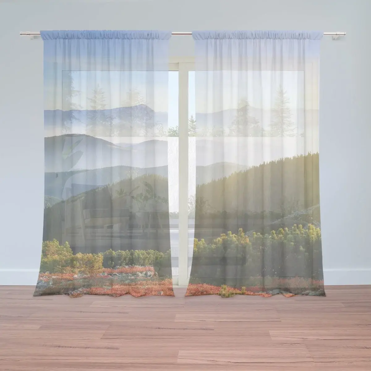 Záclony Příroda: 2ks 150x250cm