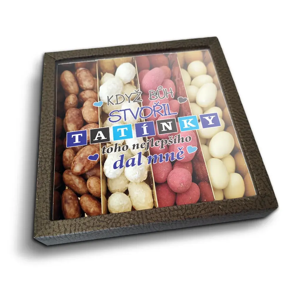 Mandle v čokoládě Když Bůh stvořil tatínky - 4x 80g