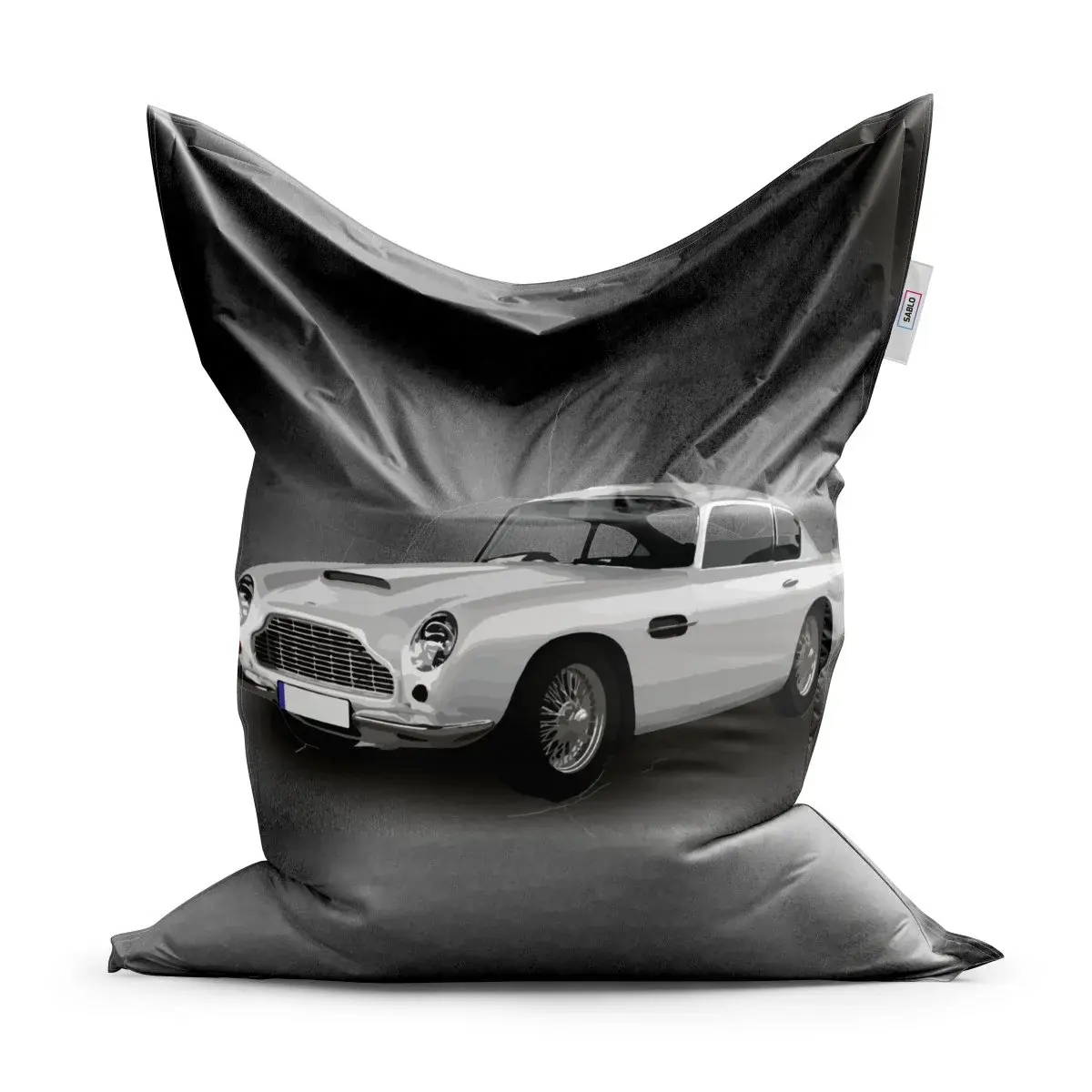 Sedací vak Aston Martin Tmavé pozadí - 150x100 cm