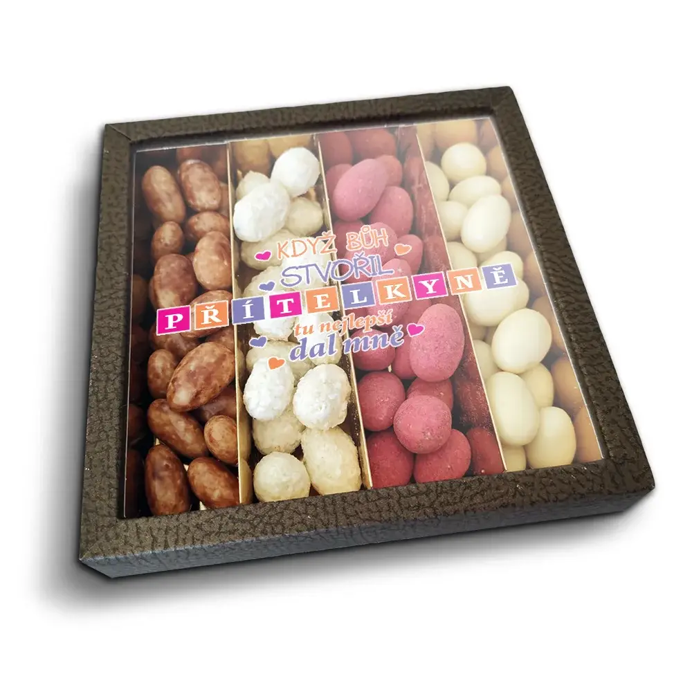 Mandle v čokoládě Když Bůh stvořil přítelkyně - 4x 80g