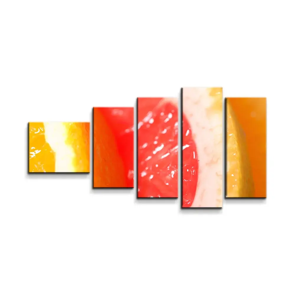Obraz - 5-dílný Citrusy - 100x60 cm
