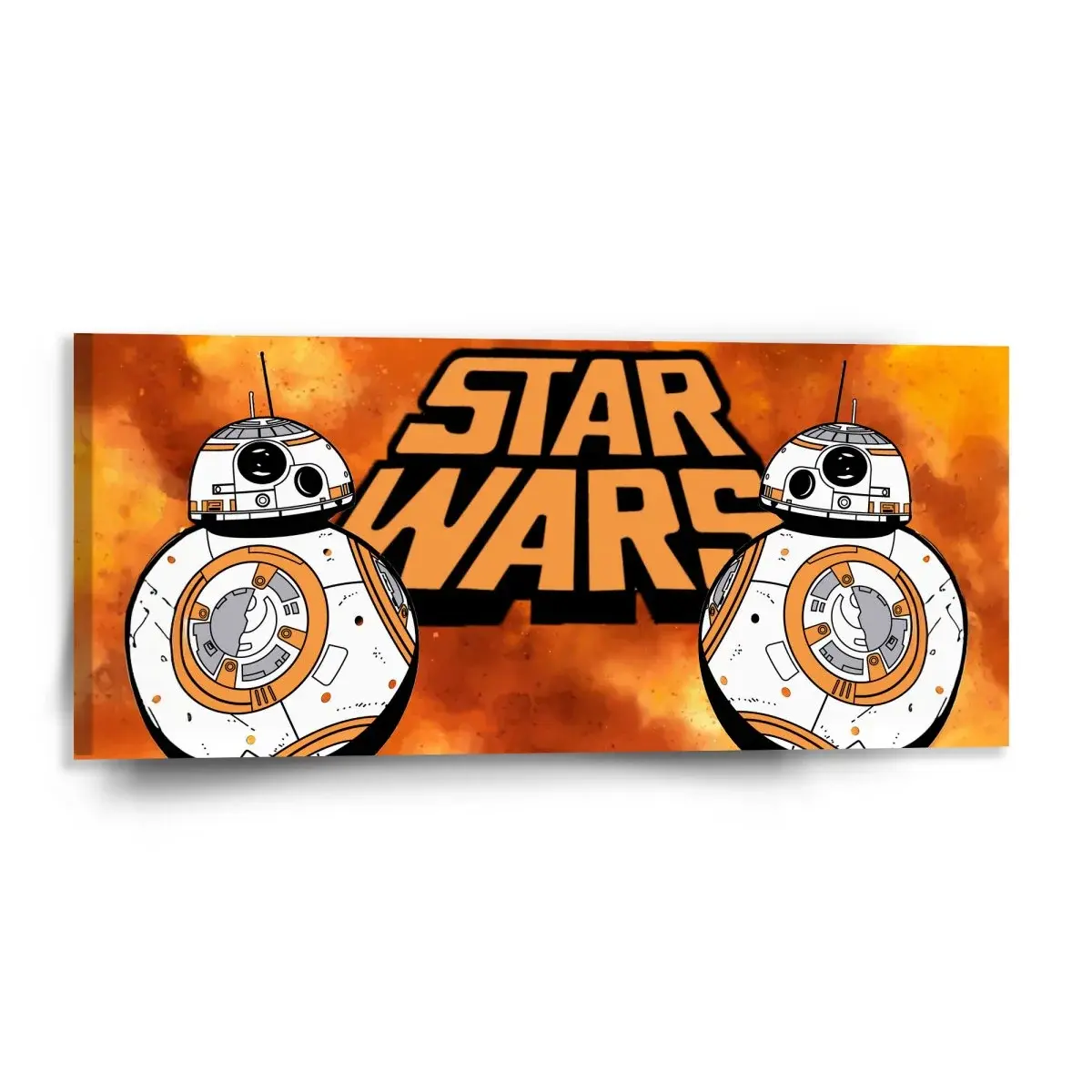 Obraz Star Wars Ohnivé pozadí - 110x50 cm