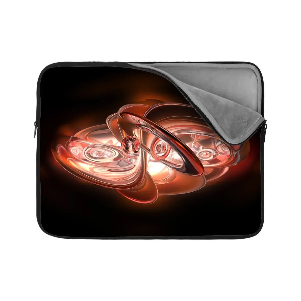 Obal na notebook Červená abstrakce - 17"