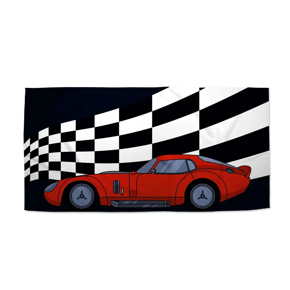Ručník Závodní auto - 70x140 cm