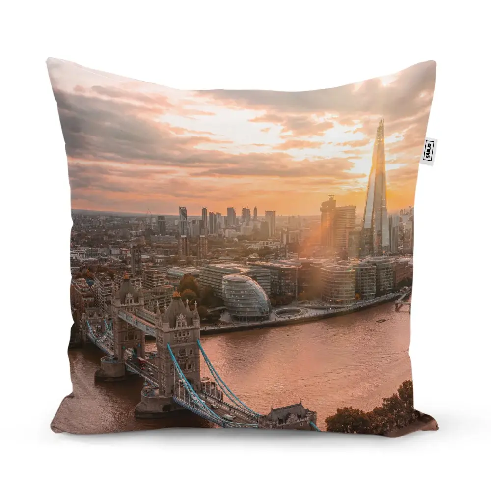 Polštář Londýn City of London - 60x60 cm