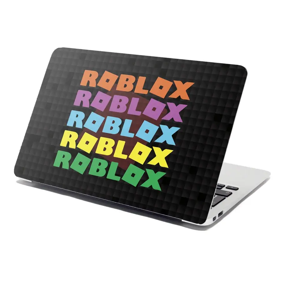 Samolepka na notebook ROBLOX Barevný text - 29x20 cm