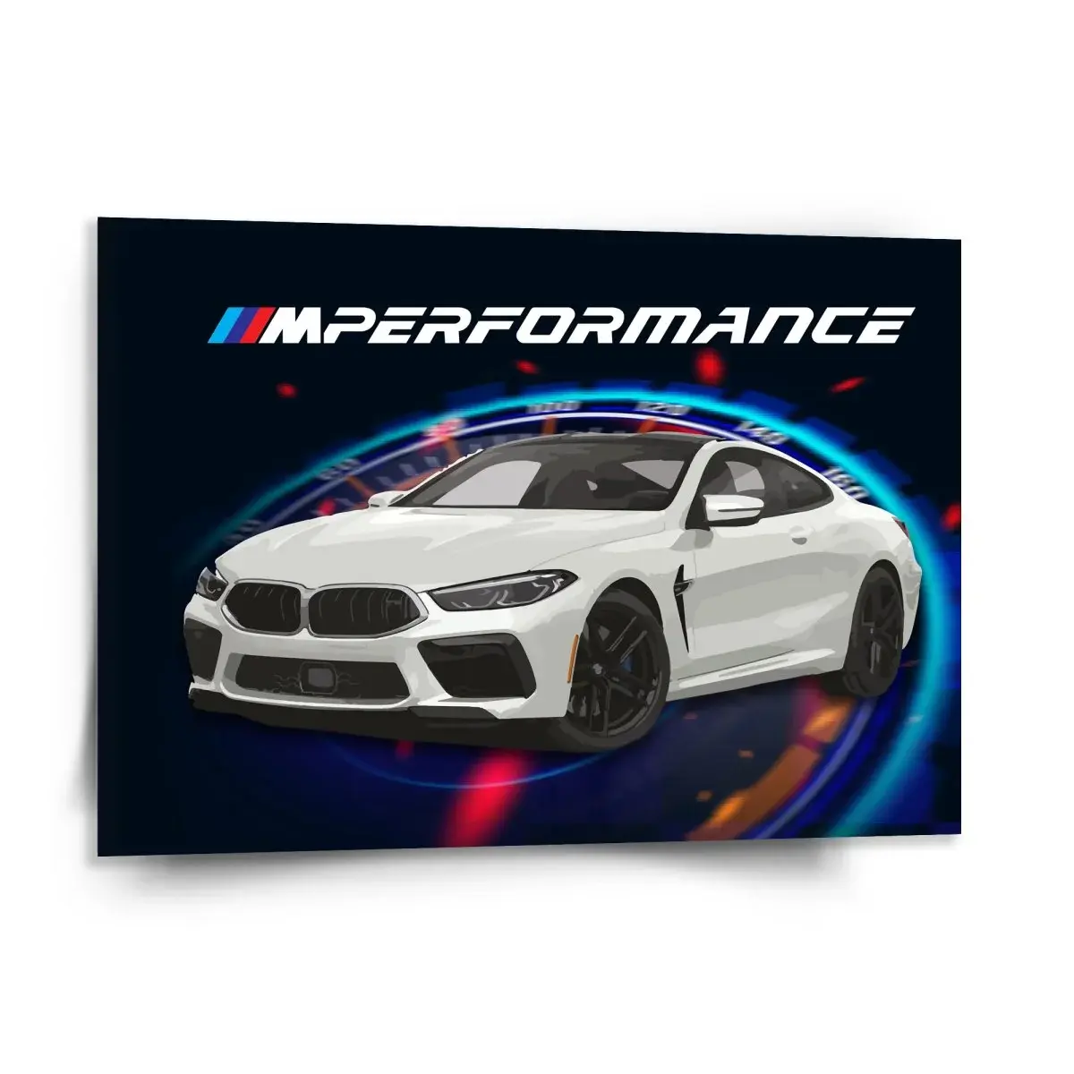 Obraz MPERFORMANCE Tachometr - 150x110 cm