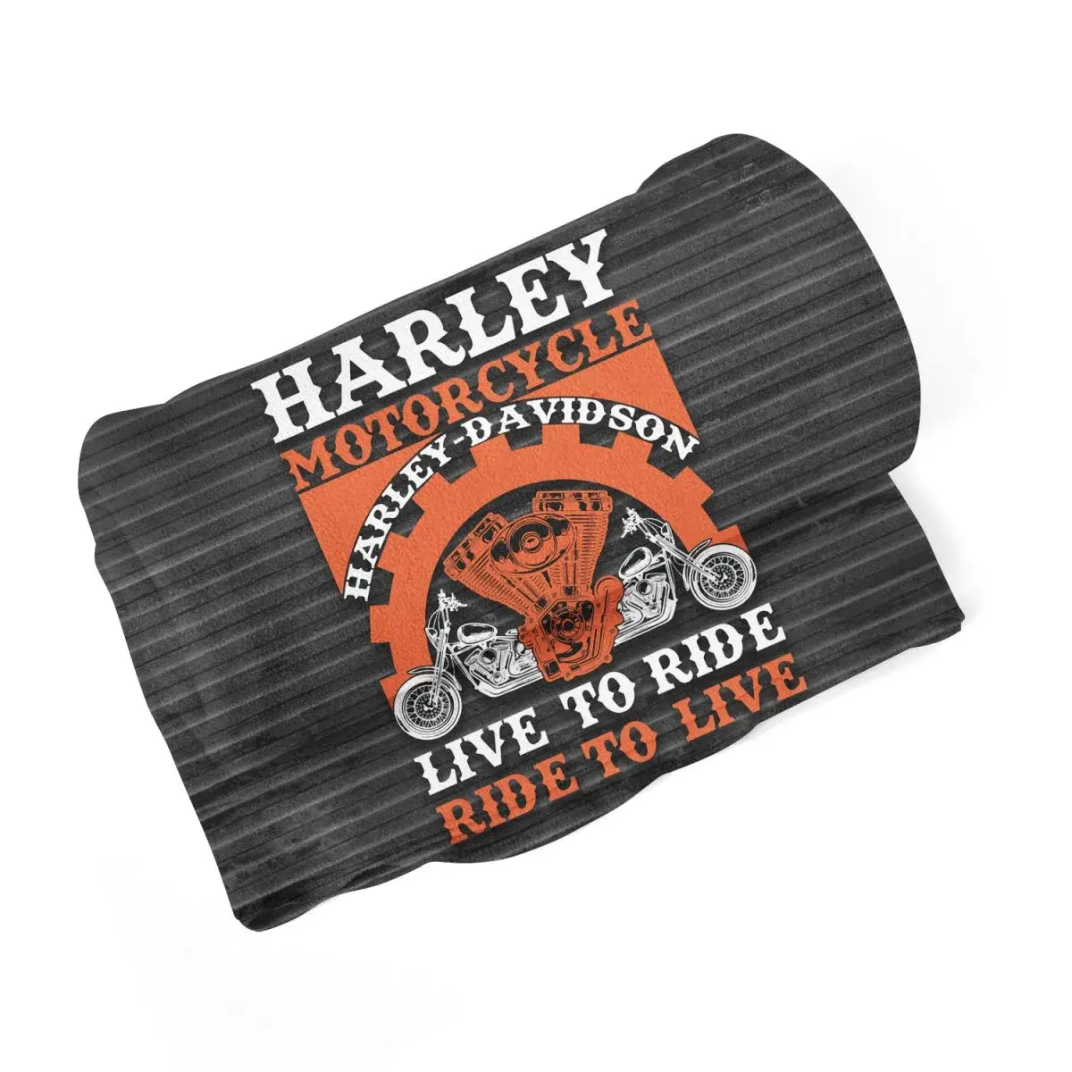 Deka Harley-Davidson Live to ride, ride to live - 190x140 cm