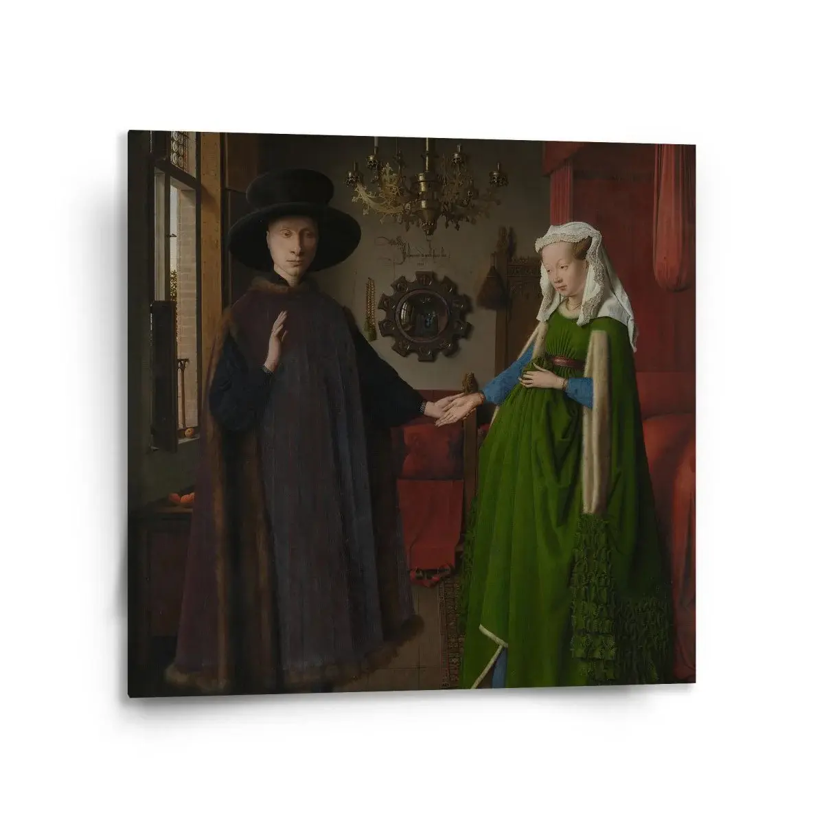 Obraz Svatba manželů - Jan van Eyck - 110x110 cm