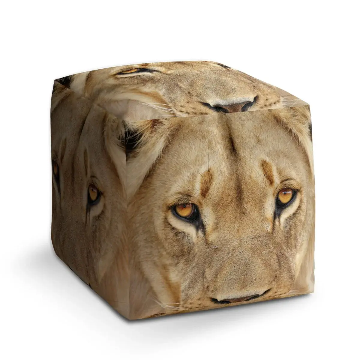 Taburet Cube Pohled lvice - 50x50x50 cm