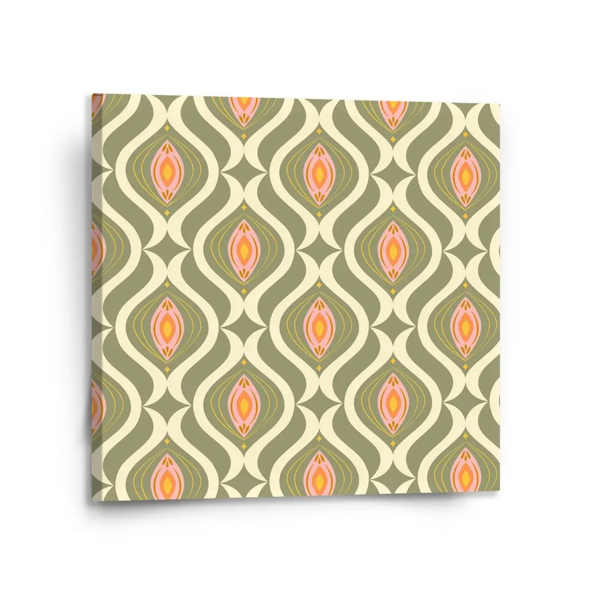 Obraz Retro ornament - 110x110 cm