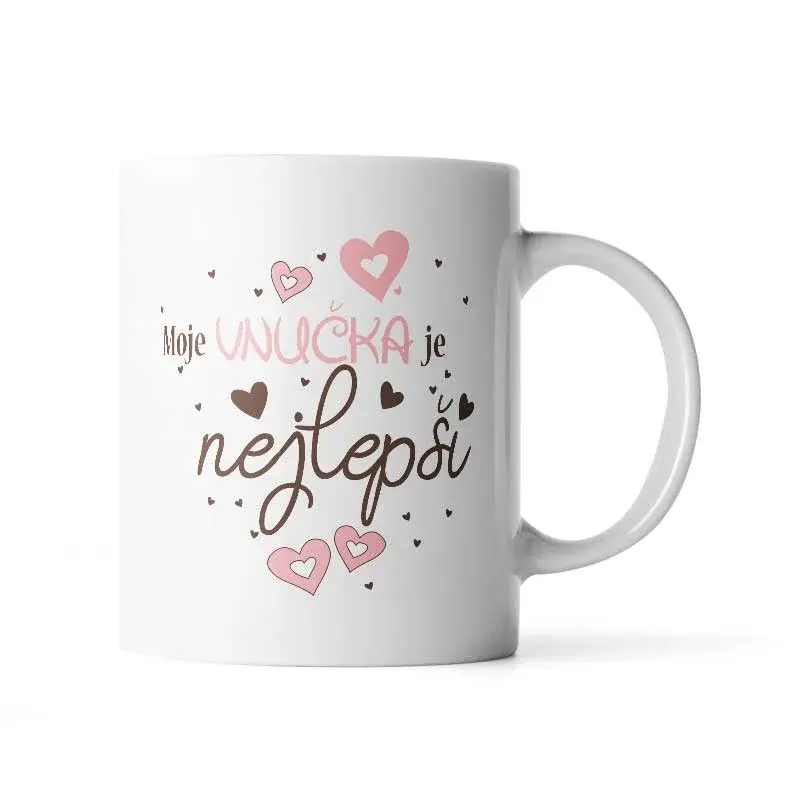 Hrnek Moje vnučka je nejlepší - 200 ml - espresso
