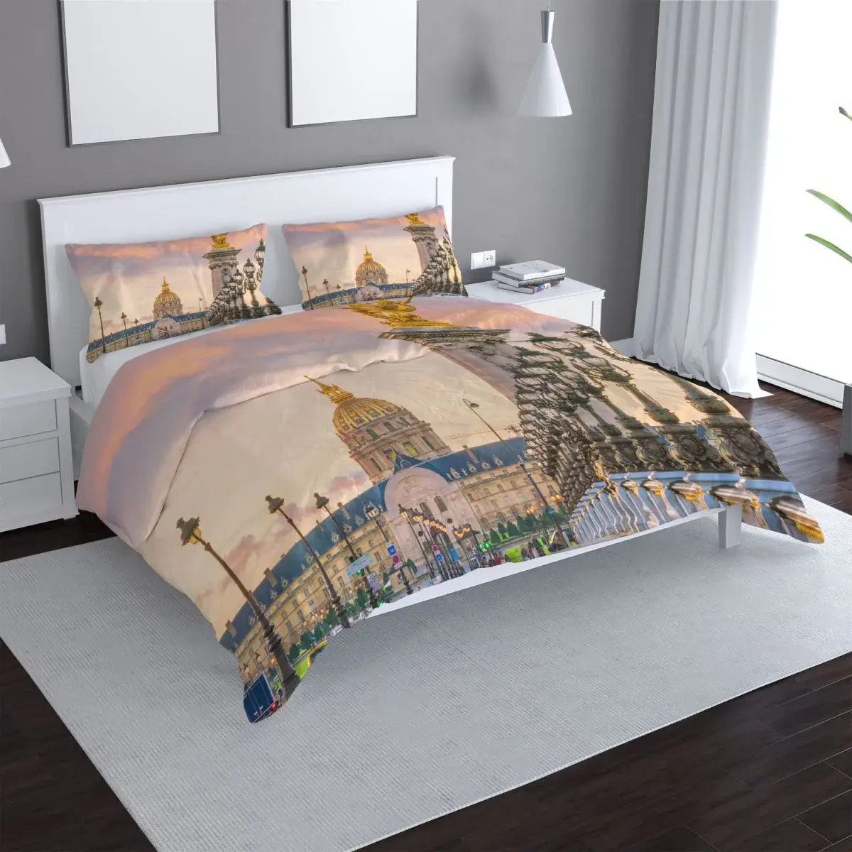 Povlečení Paříž Elysejský palác - 140x220 / 90x70