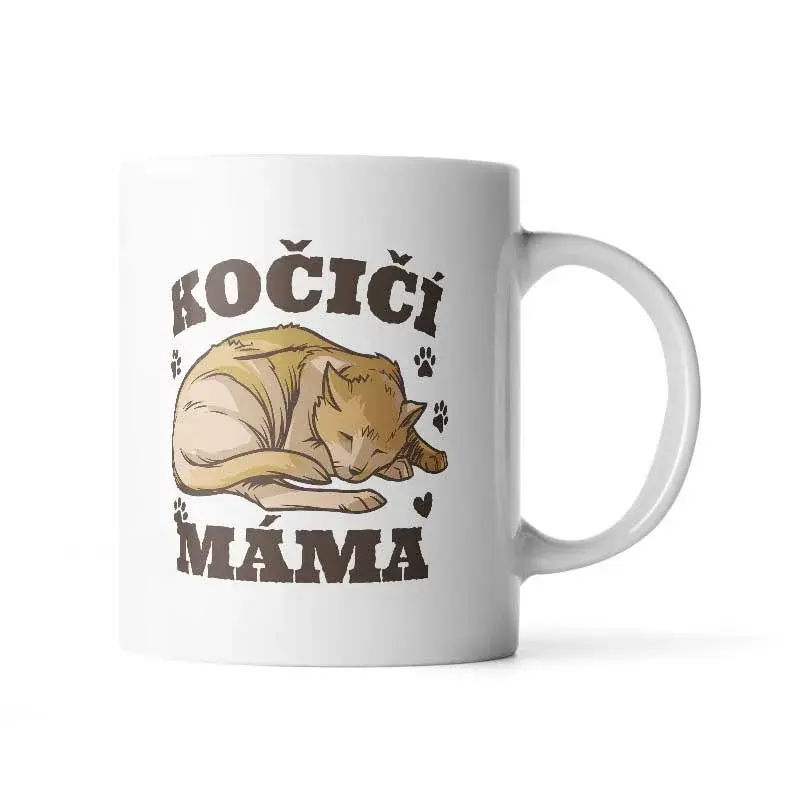 Hrnek Kočičí máma - 200 ml - espresso