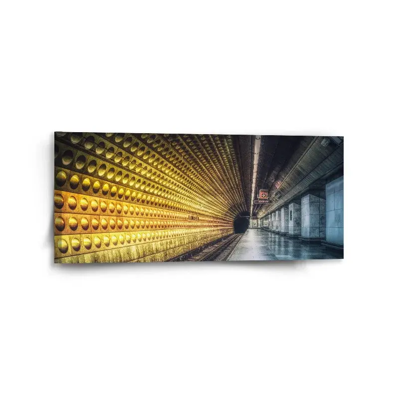 Obraz Pražské metro - 110x50 cm
