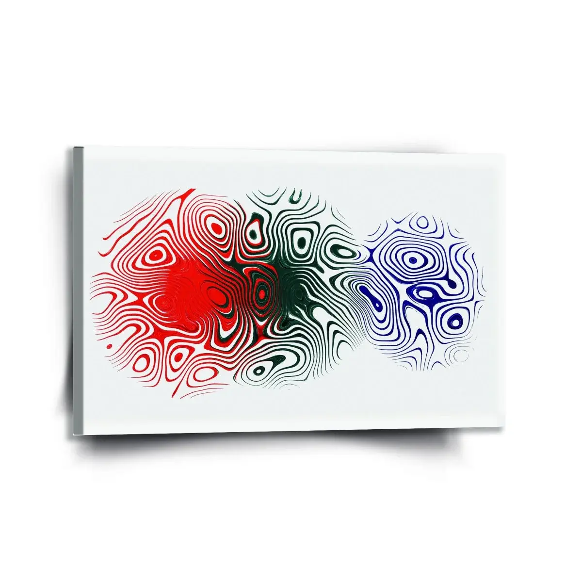 Obraz Dvoubarevná abstrakce - 120x80 cm