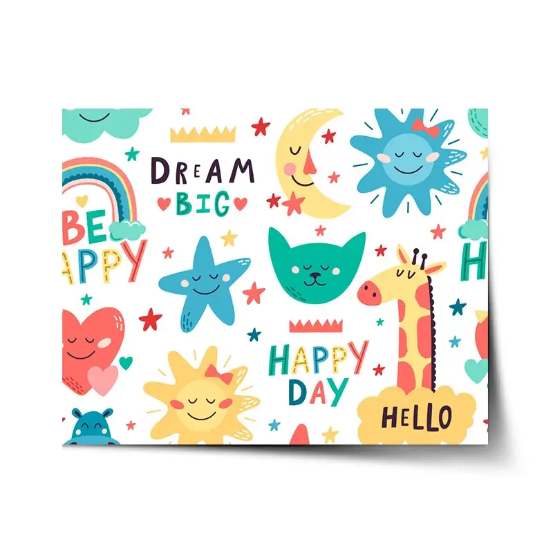 Plakát Happy day - 90x60 cm