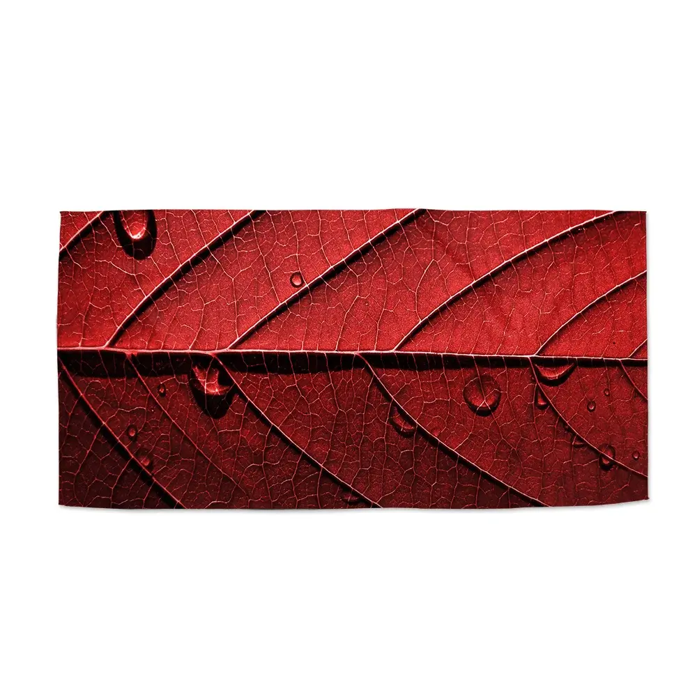 Ručník Červený list - 70x140 cm