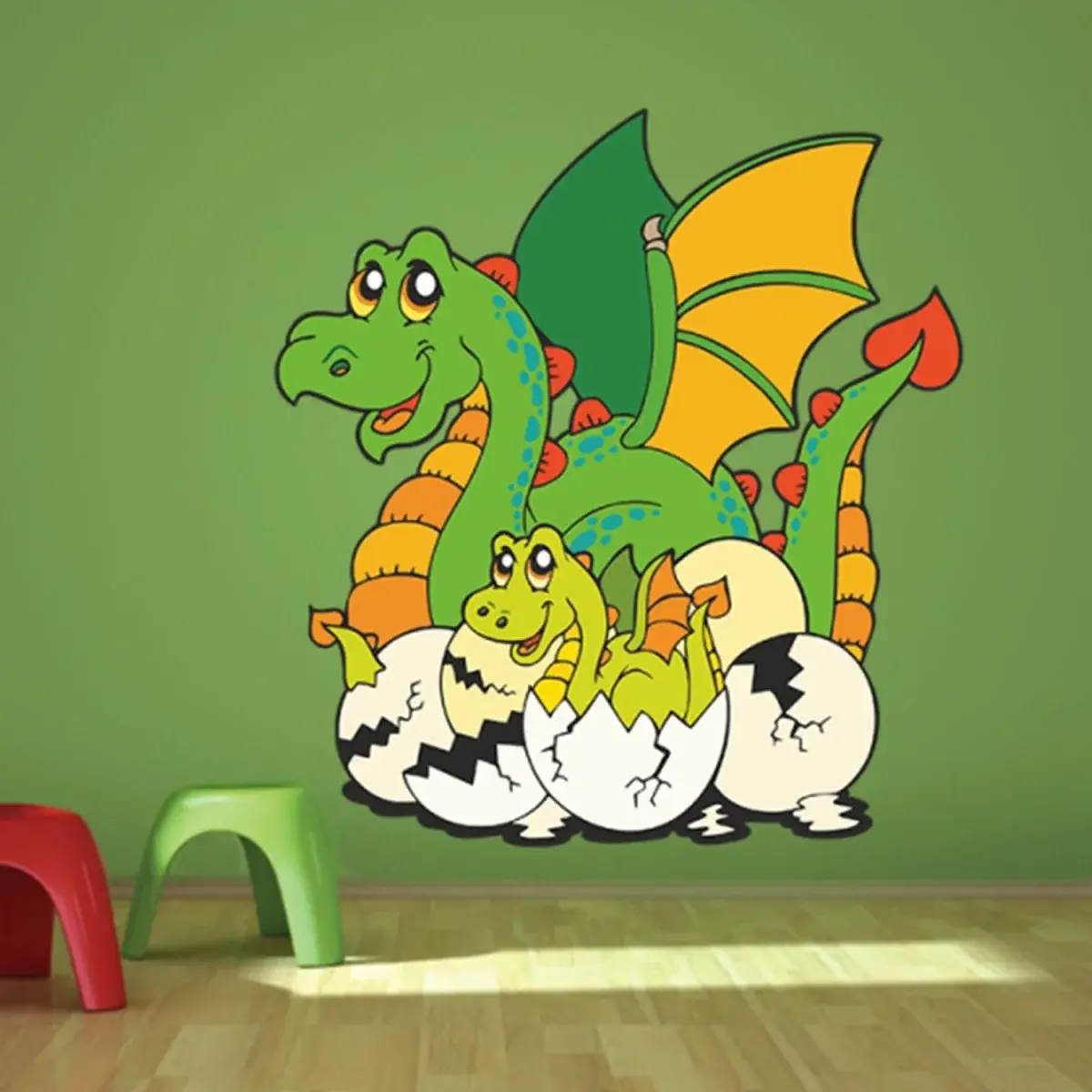 Samolepka na zeď: Draci -
