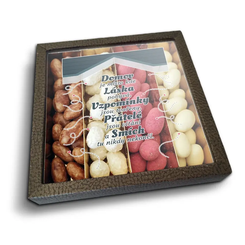 Mandle v čokoládě Domov 4 - 4x 80g