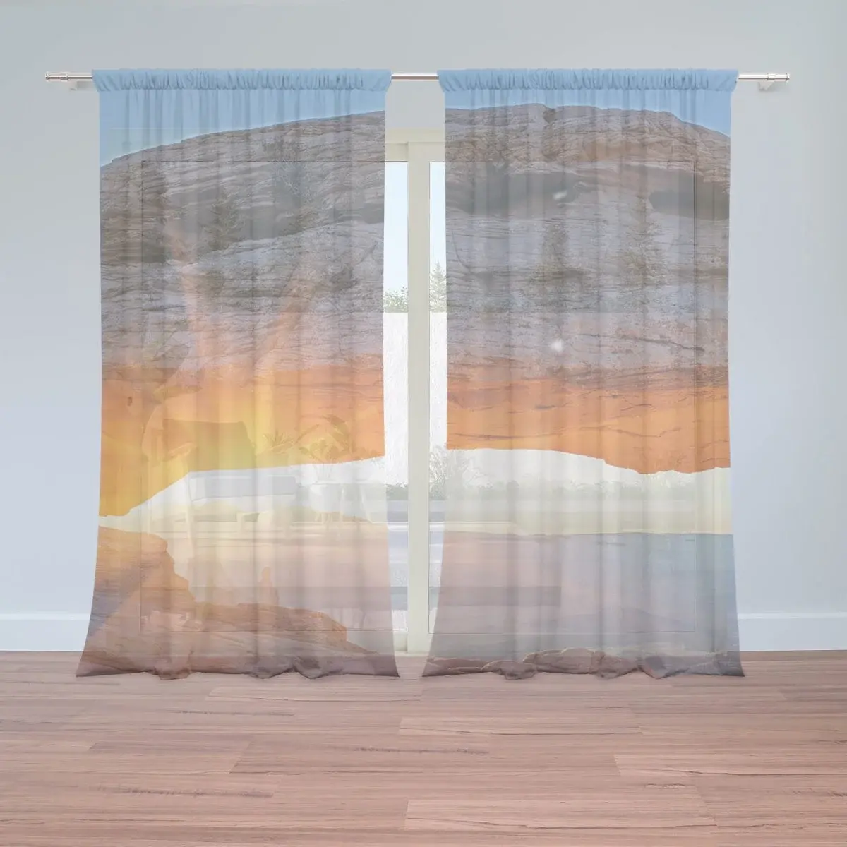 Záclony Příroda 2: 2ks 150x250cm