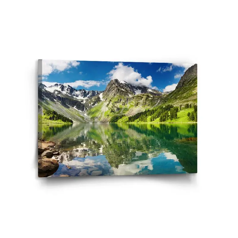 Obraz Odraz hor na jezeře - 120x80 cm