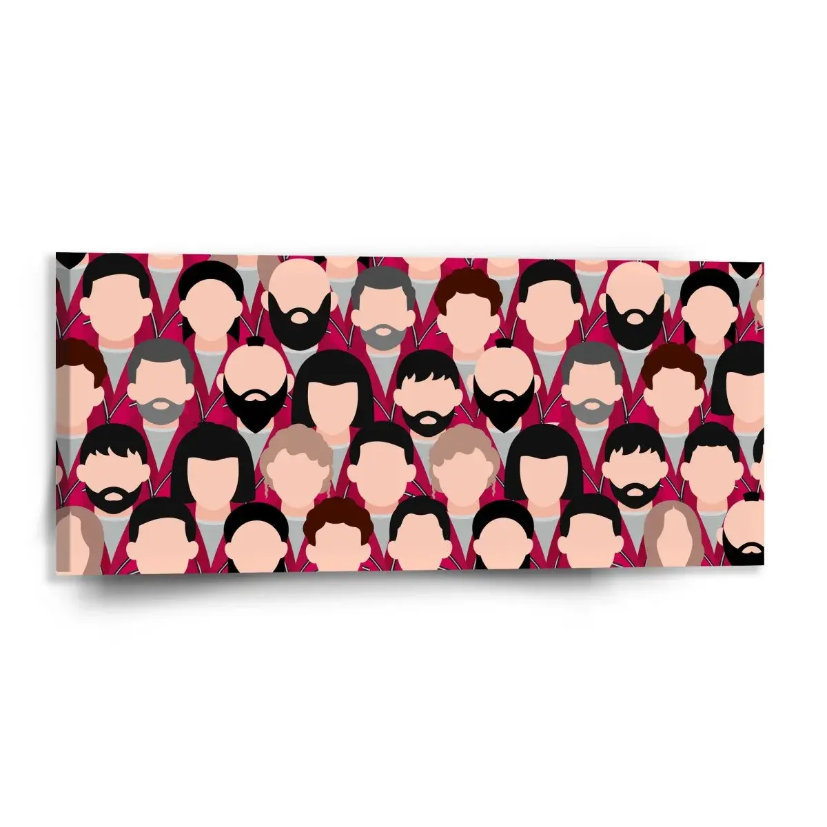 Obraz Money heist Anonymní tváře - 110x50 cm