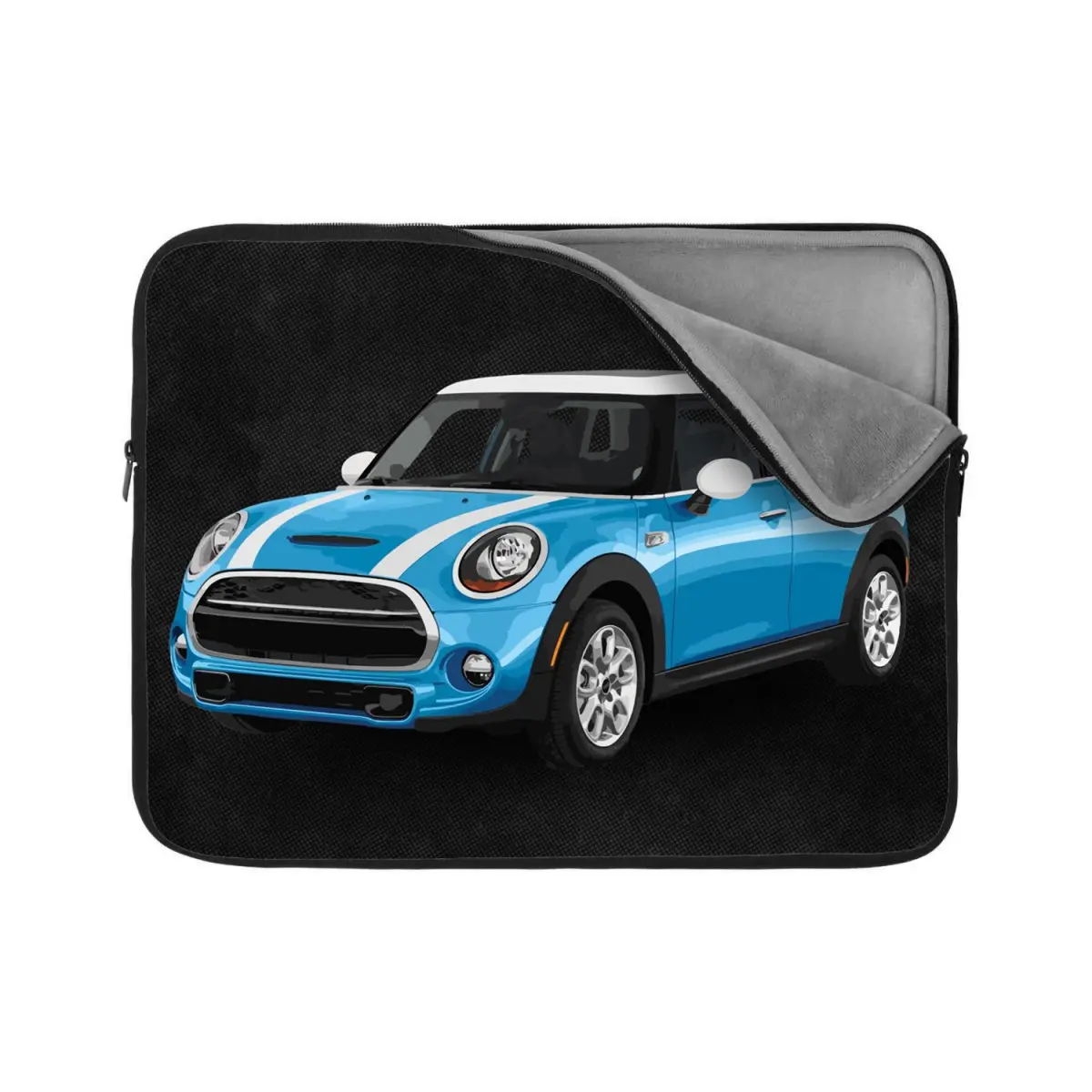 Obal na notebook Mini sedan Černé pozadí - 15,6"