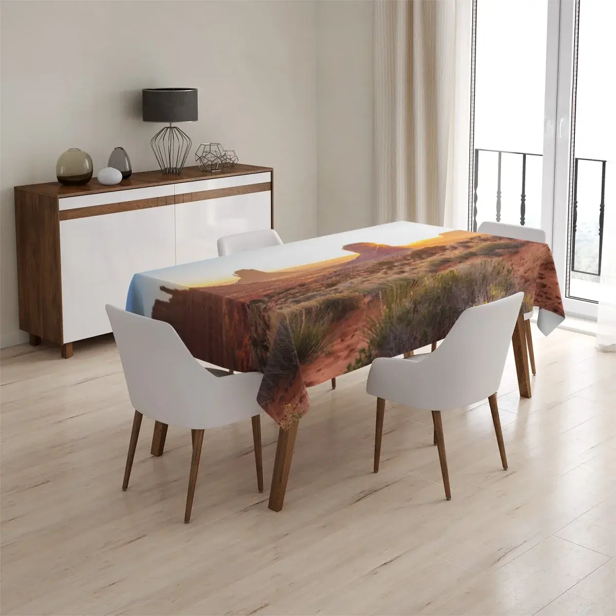 Ubrus Skály v poušti 2 - 130x130 cm
