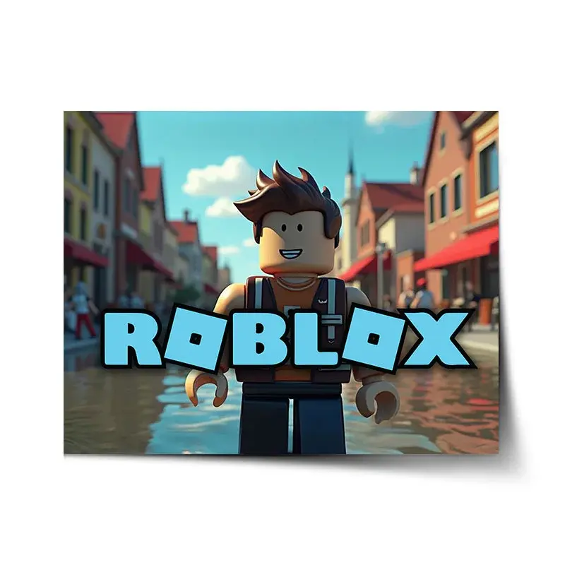 Plakát ROBLOX Město - 60x40 cm